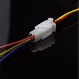 Conector Auto 6 Fire Alb, 25cm, Mufă 6 Pini, Cablu Mama-Tata, Siguranță, Aplicații Audio, Alimentare, Electronică, Industrială