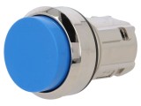 Comutator 22mm acționat prin apăsare Poz.i stabil albastru