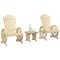Gossi set mobilier de gradina, 3 piese, lemn masiv de brad