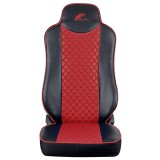 Cumpara ieftin Set huse scaun truck pentru mercedes actros euro 5 1844 mp2 mp3 mp4 eco leather black+red umbrella
