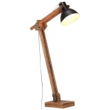 Lampa de podea, negru, lemn masiv de mango, E27 GartenMobel Dekor, vidaXL