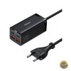 Incarcator Statie USB-C Baseus GaN3 Pro 100W 5A 2 x USB-A - 2 x USB-C Negru Resigilat CCGP000101