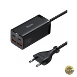 Incarcator Statie USB-C Baseus GaN3 Pro 100W 5A 2 x USB-A - 2 x USB-C Negru Resigilat CCGP000101