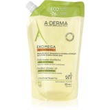 A-Derma Exomega Control Emollient Shower Oil ulei de duș emolient rezervă 500 ml