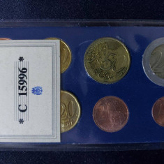 Euro set - Finlanda 1999 - 2002 , UNC - 8 monede