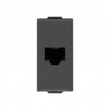 Vimar Priza modulara telefon, RJ11, negru - 8007352002623