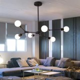 Lustra Architek Octa, 6x E27, Negru, Metal, Alessandro DESIGN