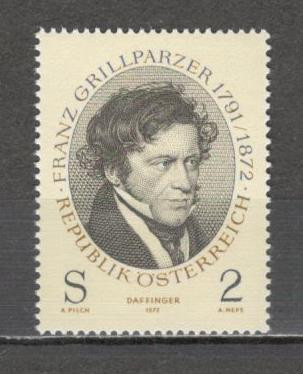 Austria.1972 100 ani moarte F.Grillparzer:poet-Pictura MA.731 foto