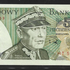 Polonia 50 Zlotych Zloti 1988 P- 142- UNC