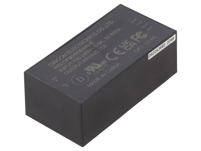 Convertor AC/DC 36W 48VDC