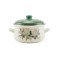 Oala Emailata Oliva 20cm cu capac Handy KitchenServ