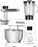 Cumpara ieftin Robot de bucatarie ECG FORZA 5500 Giorno Bianco, 1500 W, 6,5 litri, panou de control tactil, sistem de amestecare planetar