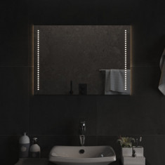 Oglinda de baie cu LED, 50x70 cm foto