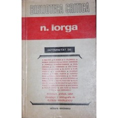 N . IORGA interpretat de ...
