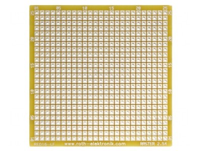 Placă universală singură faţă prototip 67,94mm x 68,58mm foto