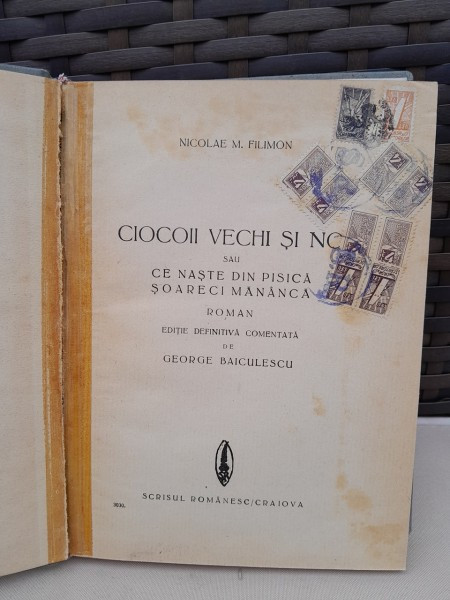 Nicolae Filimon - Ciocoii vechi si noi sau ce naste din pisica soareci mananca