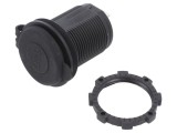 Alimentator USB A cu 2 socluri Tens 12-24VDC negru