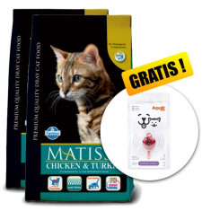Farmina MATISSE hrană pentru pisici cu pui &amp; curcan 2x10 kg + Arpalit NEO GRATUIT