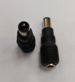 Mufa adaptoare alimentare DC 2.1x5.5 mm mama la 7.4x5.0 mm cu Pin in interior tata, Generic