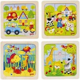Puzzle 9 piese - Puzzle vesel - Mai multe modele | Goki