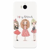 Husa silicon pentru Huawei Y6 2017, I Love My Best Friends