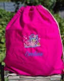 Saculet gradinita personalizat Mica Sirena