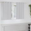 Perdele cu perdele 2 pcs Gri deschis Poliester