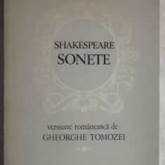 William Shakespeare - Sonete (versiune romaneasca de Gheorghe Tomozei)