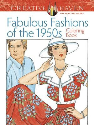 Creative Haven Fabulous Fashions of the 1950s Coloring Book foto