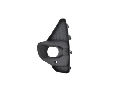 Grila bara protectie, spoiler Opel Corsa/-E F, 06.2019-12.2023, model: GS-LINE, montare fata, stanga, gauri proiectoare, RapidAuto foto