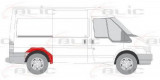 Aparatoare noroi / carenaj roata spate FORD TRANSIT bus (FD, FB, FS, FZ, FC) (2000 - 2006) BLIC 6504-03-2509592P