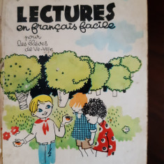 Lectures en francais facile Marcel Saras 1970 pentru cls.V-VIII (cartonata)