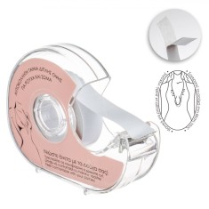 Bandă Dublu Adezivă, 5m x 1.5cm, Fixare &Icirc;mbrăcăminte, Transparentă