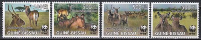 Guineea - Bissau 2008 - WWF - Fauna, MNH foto