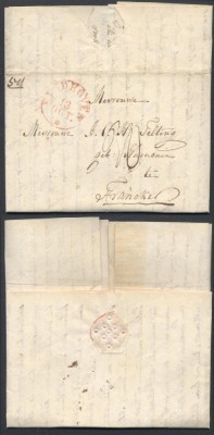 Netherlands 1831 Stampless Cover + Content Eindhoven Francken DB.442 foto