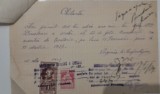 1927 Lot 2 doc Virginia Tufenkgian, maestră țesătorie, Bucuresti D1 / armean