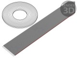 Cablu Bandă 1,27mm Cu 16x28AWG Neecranat PVC