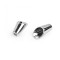 Set 2 terminatii metalice pentru snur 3 mm Argintiu