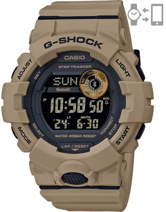 Ceas Barbati, Casio G-Shock, G-Squad Bluetooth GBD-800UC-5ER - Marime universala