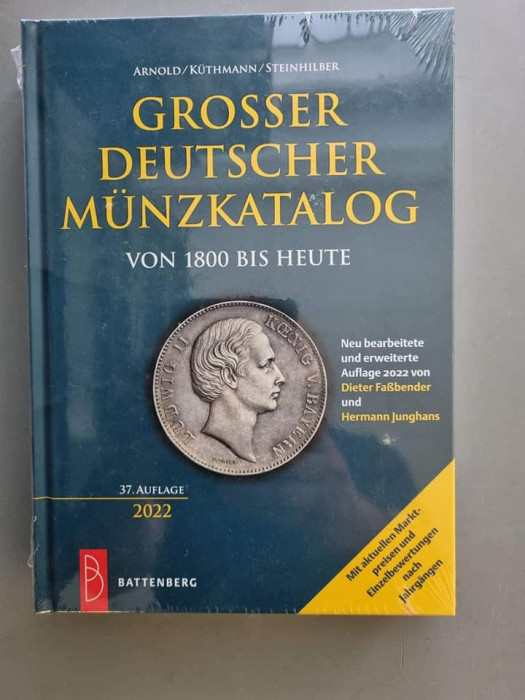 Catalog de monede germane, 1800 p&acirc;nă &icirc;n prezent - 2022