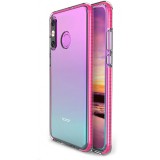 Husa TPU OEM Spring Colorful frame pentru Huawei P30 lite, Roz