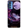 Husa compatibila cu Motorola Edge 20 Lite model Moon Bunny, Silicon, TPU, Viceversa, Transparent, Carcasa