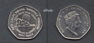 GIBRALTAR 2018 50 Pence foto