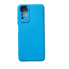 Husa silicon compatibila cu Xiaomi Redmi Note 11 4G Albastru