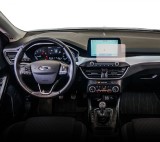 Folie Protectie Display Navigatie, Duragon, Ford Focus 2021-2023, silicon Transparent, Anti-zgarieturi, Kit instalare