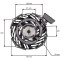Demaror Briggs &amp; Stratton model 09P702, series 450E, 500E, 550E, 575E