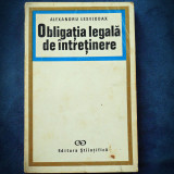 Cumpara ieftin OBLIGATIA LEGALA DE INTRETINERE - ALEXANDRU LESVIODAX