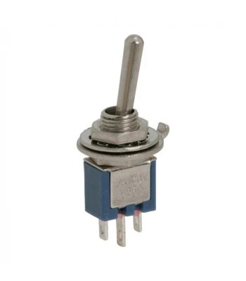 Comutator cu brat 1 circuit 1A-250V ON-ON cu retinere foto