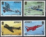 Jersey 1975 - Aviație, avioane, serie neuzata