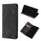 Husa Deluxe compatibila cu OPPO A40 &ndash; Tip Carte, Piele Ecologica Negru, Functie Stand si Protectie 360